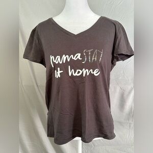 Women's Short Sleeve Tee - Nama Stay at Home - gray